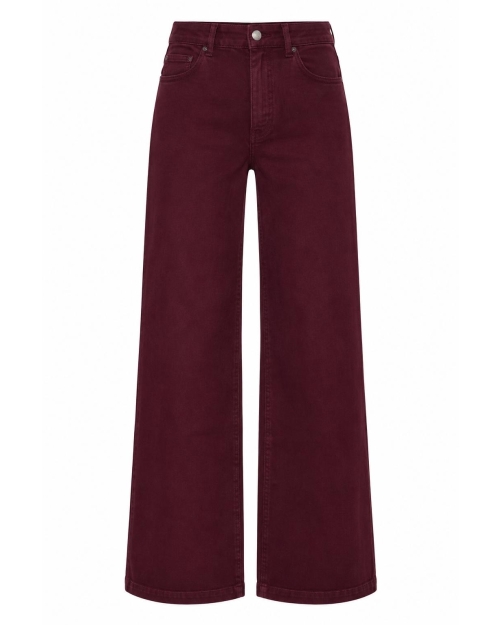 Geisha Jeans wide 480 burgundy