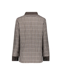 Geisha Blazer / Jeansjacket combi 775 brown / check combi