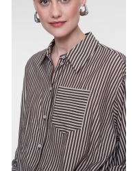 Geisha blouse 775 brown/sand