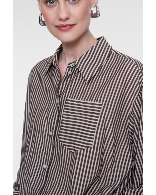 Geisha blouse 775 brown/sand