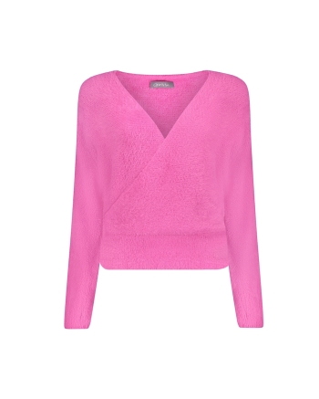 Geisha Cross over hairy top 445 fuchsia