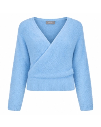 Geisha Cross over hairy top 625 blue