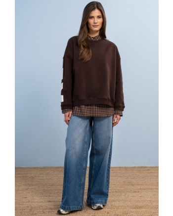 The Shirt Project Sweater 10982 dark_brown