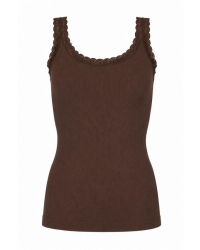 Tim&Simonsen Rib top  Chocolato