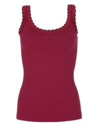 Tim&Simonsen Rib top  Bordo
