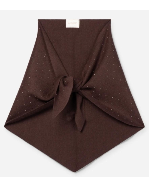 Aaiko JANEL STUDS VIS 323 191012 DARK MOCHA