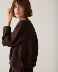 Summum Jacket Punto milano 754 Dark chocolate