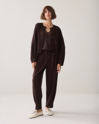 Summum Jacket Punto milano 754 Dark chocolate
