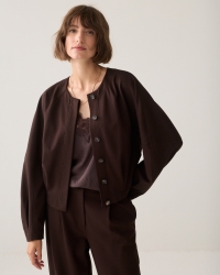 Summum Jacket Punto milano 754 Dark chocolate