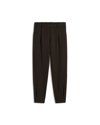 Summum Trousers Punto milano 754 Dark chocolate