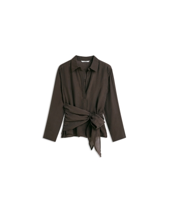 Summum Top wrap Lyocell blend 754 Dark chocolate