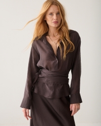 Summum Top wrap Lyocell blend 754 Dark chocolate