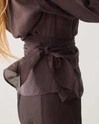 Summum Top wrap Lyocell blend 754 Dark chocolate