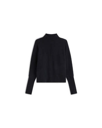 Summum Batwing sweater Soft melange knit 495 Midnight blue
