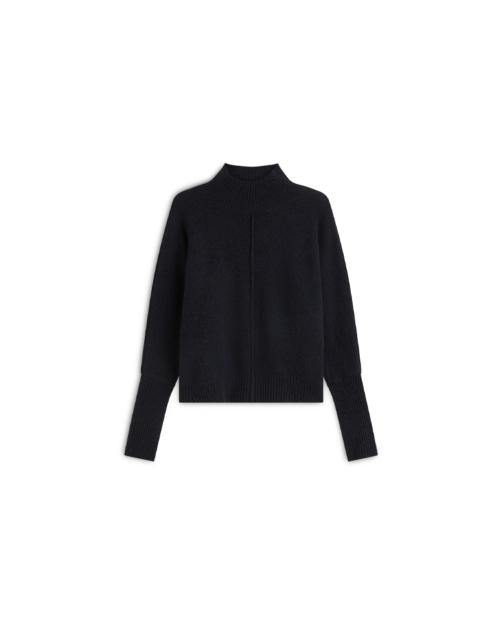 Summum Batwing sweater Soft melange knit 495 Midnight blue