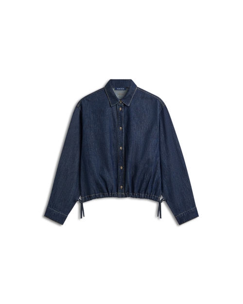 Summum Denim blouse Light Cotton twill 492 Night blue denim