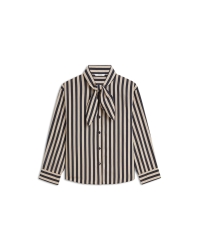 Summum Blouse Two tone stripe 495 Midnight blue