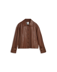 Summum Jacket Faux leather 757 Toffee