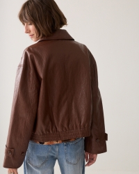 Summum Jacket Faux leather 757 Toffee