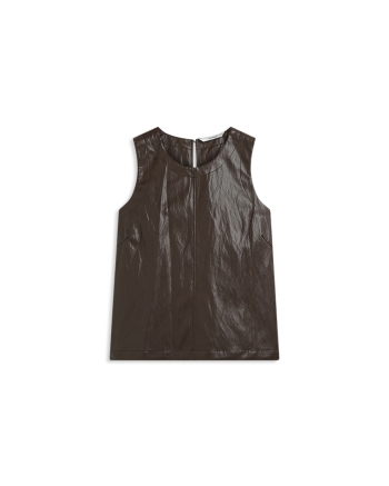 Summum Top Soft faux leather 754 Dark chocolate