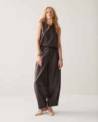 Summum Top Soft faux leather 754 Dark chocolate