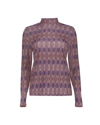 Geisha top 380 purple/lurex