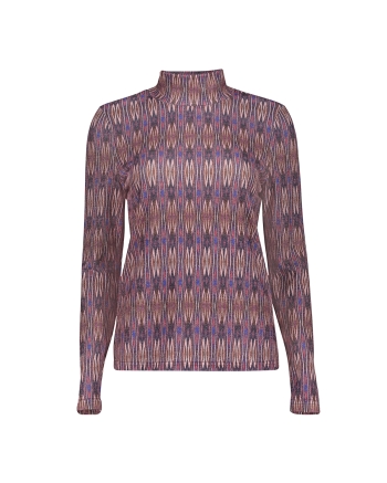 Geisha top 380 purple/lurex