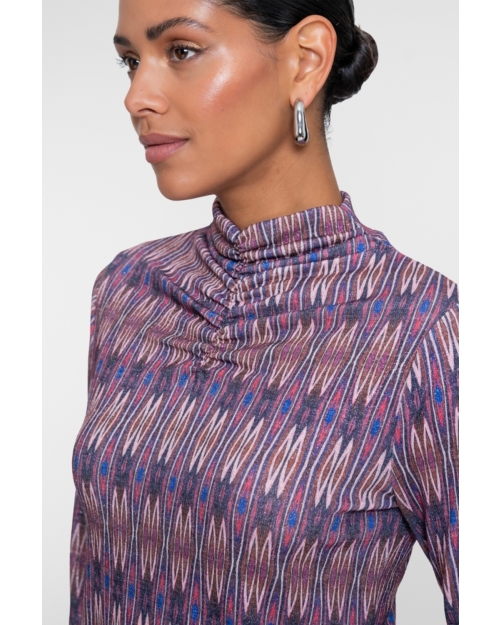 Geisha top 380 purple/lurex