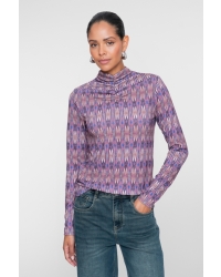 Geisha top 380 purple/lurex