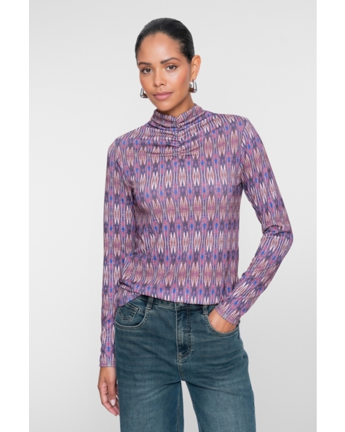 Geisha top 380 purple/lurex