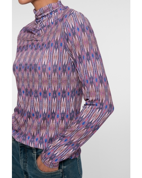 Geisha top 380 purple/lurex