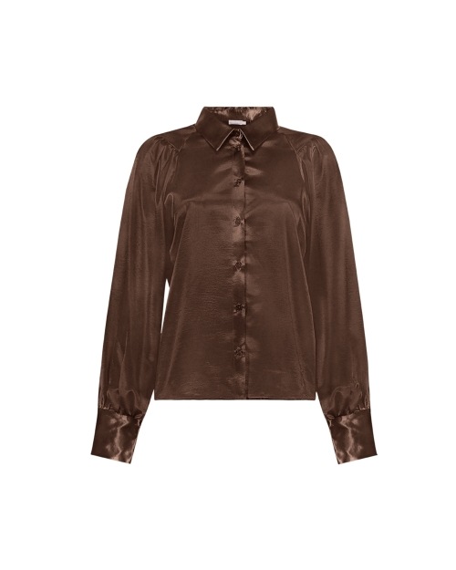 Geisha Top satin 775 brown