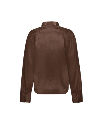 Geisha Top satin 775 brown
