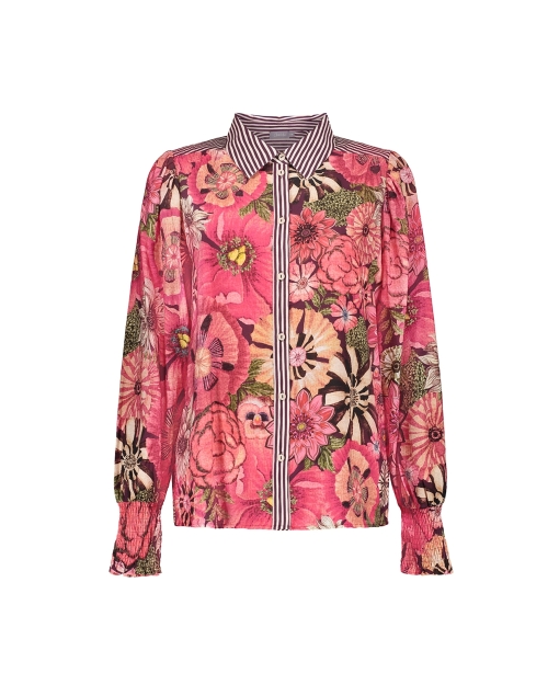 Geisha blouse 380 plum purple/ pink