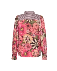 Geisha blouse 380 plum purple/ pink