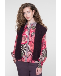 Geisha blouse 380 plum purple/ pink