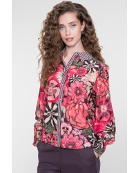Geisha blouse 380 plum purple/ pink