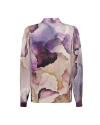 Geisha blouse 718 ecru/purple