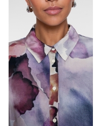 Geisha blouse 718 ecru/purple