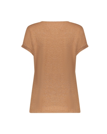 Geisha T-shirt sparkle 735 camel