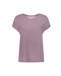 Geisha T-shirt sparkle 490 aubergine