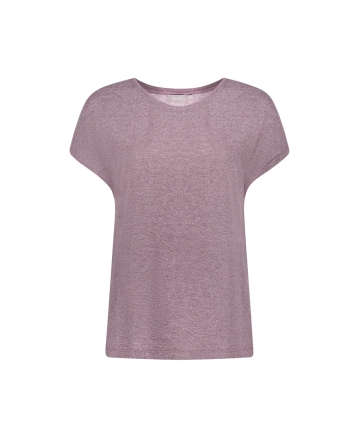 Geisha T-shirt sparkle 490 aubergine