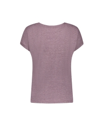 Geisha T-shirt sparkle 490 aubergine
