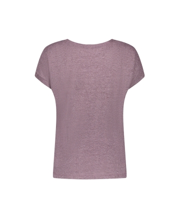 Geisha T-shirt sparkle 490 aubergine