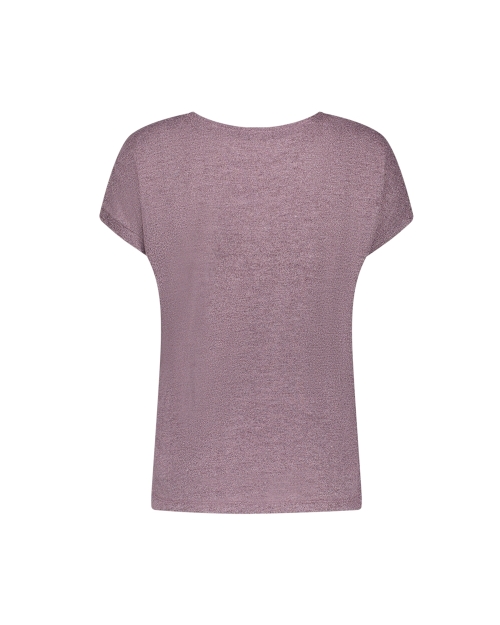 Geisha T-shirt sparkle 490 aubergine