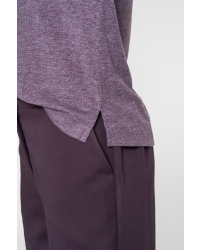 Geisha T-shirt sparkle 490 aubergine