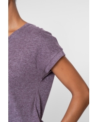 Geisha T-shirt sparkle 490 aubergine