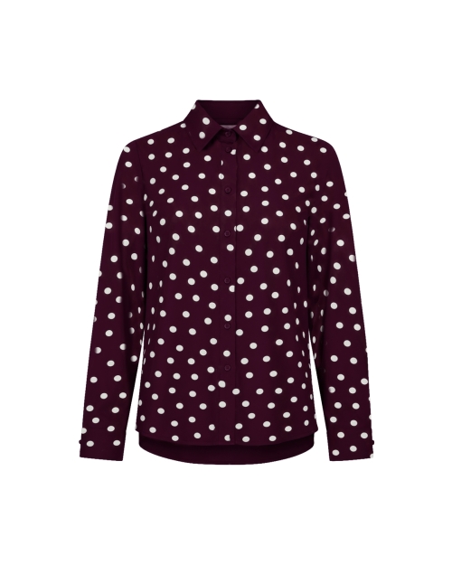 Studio Anneloes Bernadette blouse 3817 blackberry/ecru