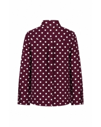 Studio Anneloes Bernadette blouse 3817 blackberry/ecru
