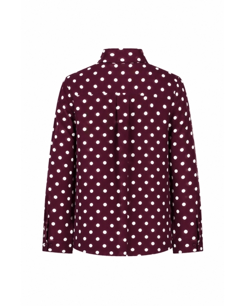 Studio Anneloes Bernadette blouse 3817 blackberry/ecru